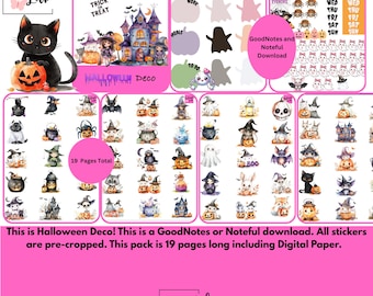 Halloween Deco!!!  GoodNotes or Noteful download