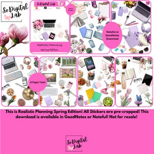 Realistic Planning Spring Edition! All Pre-cropped! Not for resale!
