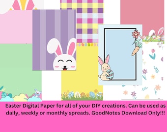 Easter Digital Paper. GoodNotes Download Only!!!!