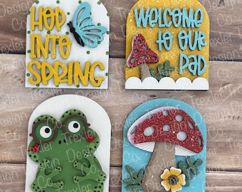 ADD ON Spring MINI Arch Interchangeable Tabletop Sign | Interchangeable Decor | Farmhouse Decor
