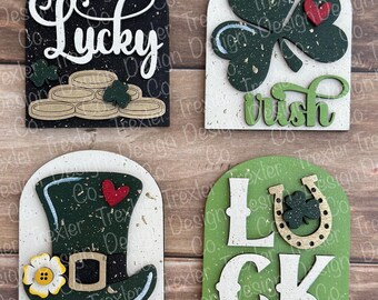 ADD ON St. Patrick’s Day MINI Arch Interchangeable Tabletop Sign | Interchangeable Decor | Farmhouse Decor