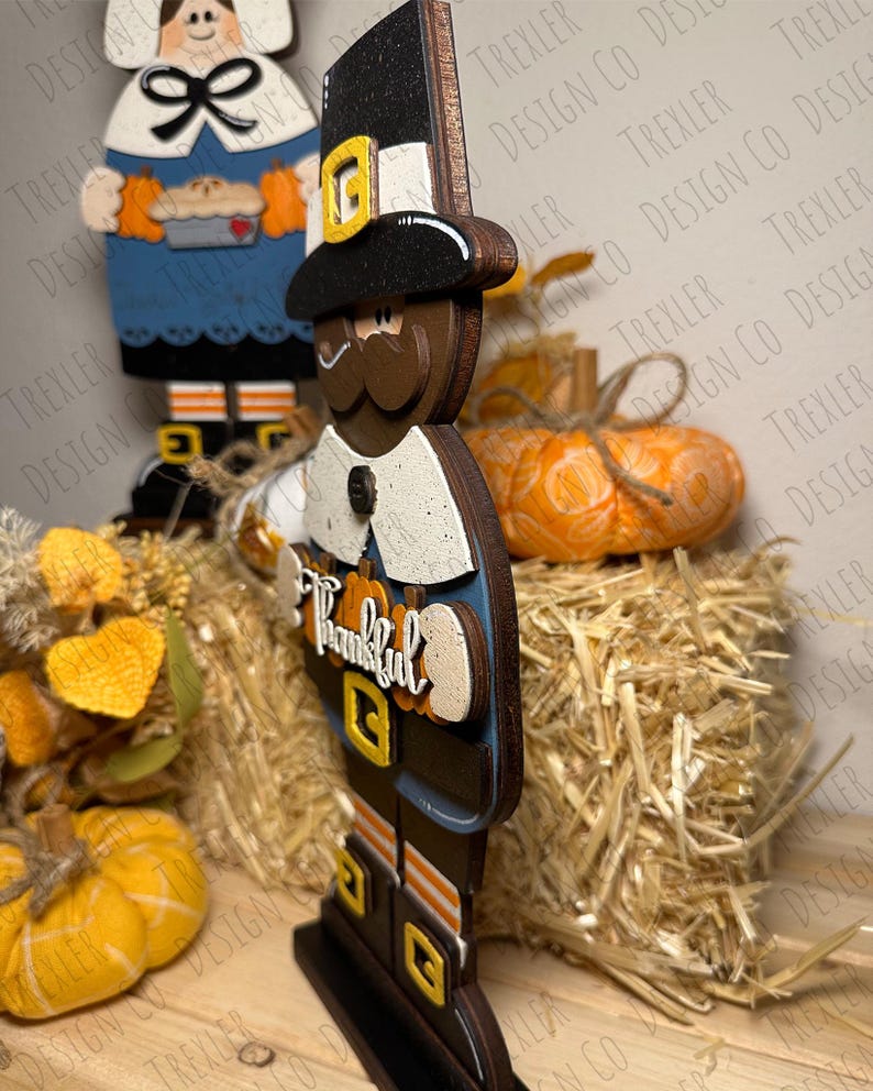 Boy Pilgrim Shelf Sitter, Thanksgiving Shelf Sitter, Fall Decor ...
