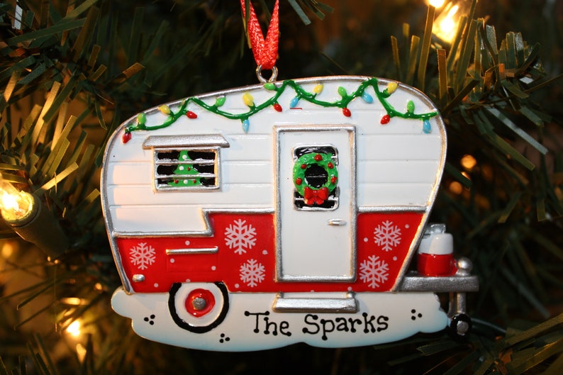 Wildly Whimsical And Fun RV Camping Christmas Tree Ornaments!