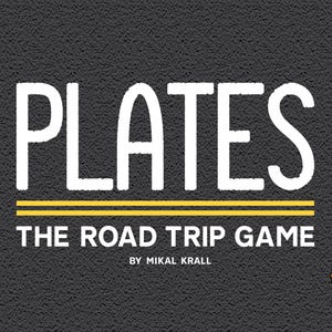 Plates: The Road Trip Game, Print & Play Digital Files Download
