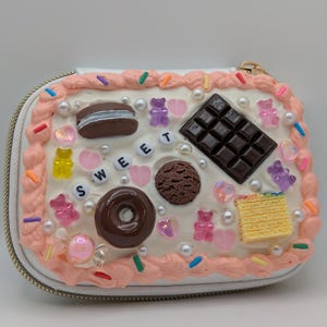Decoden travel pouch with zipper - sweet
