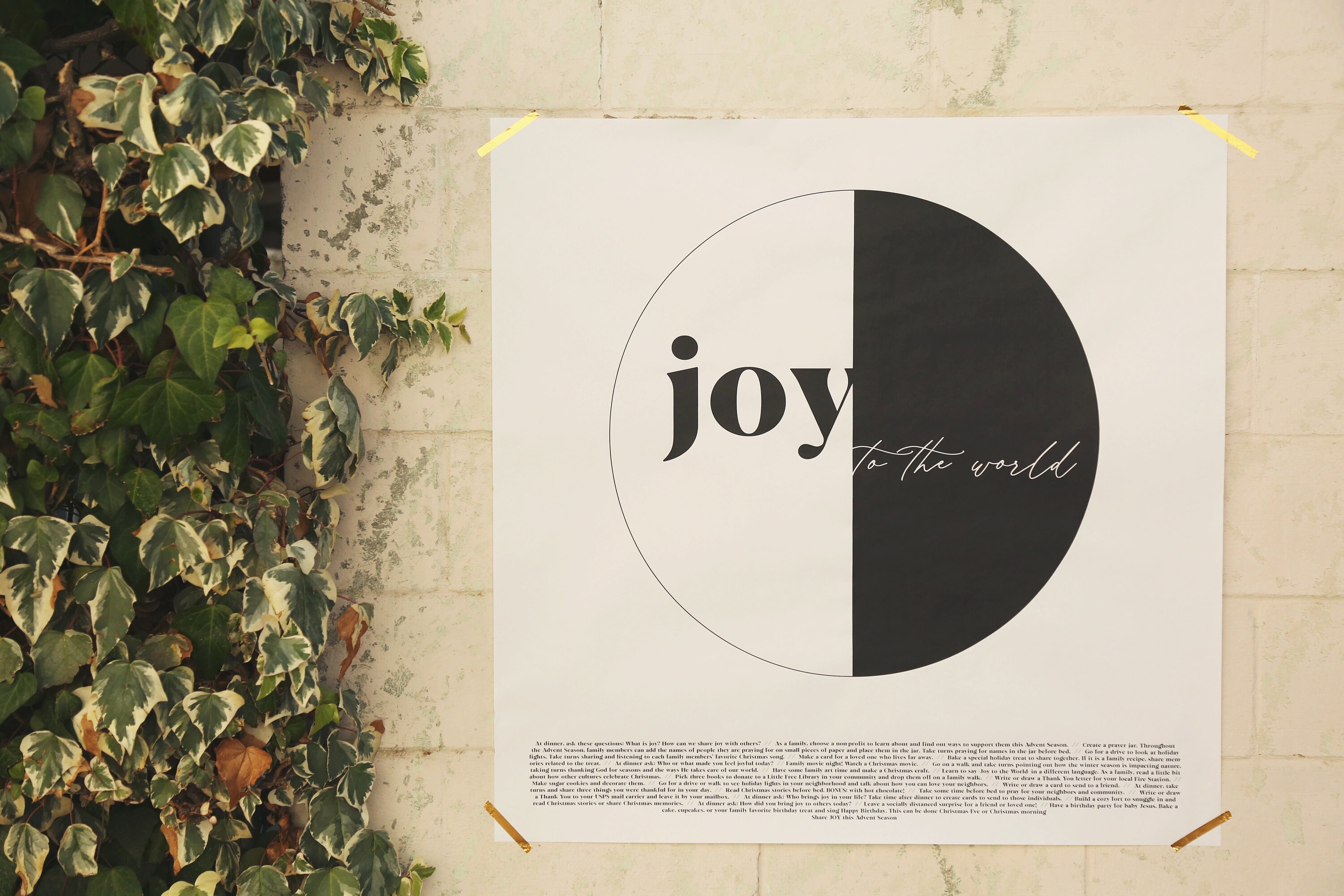 Joy to the World Advent Calendar Etsy UK