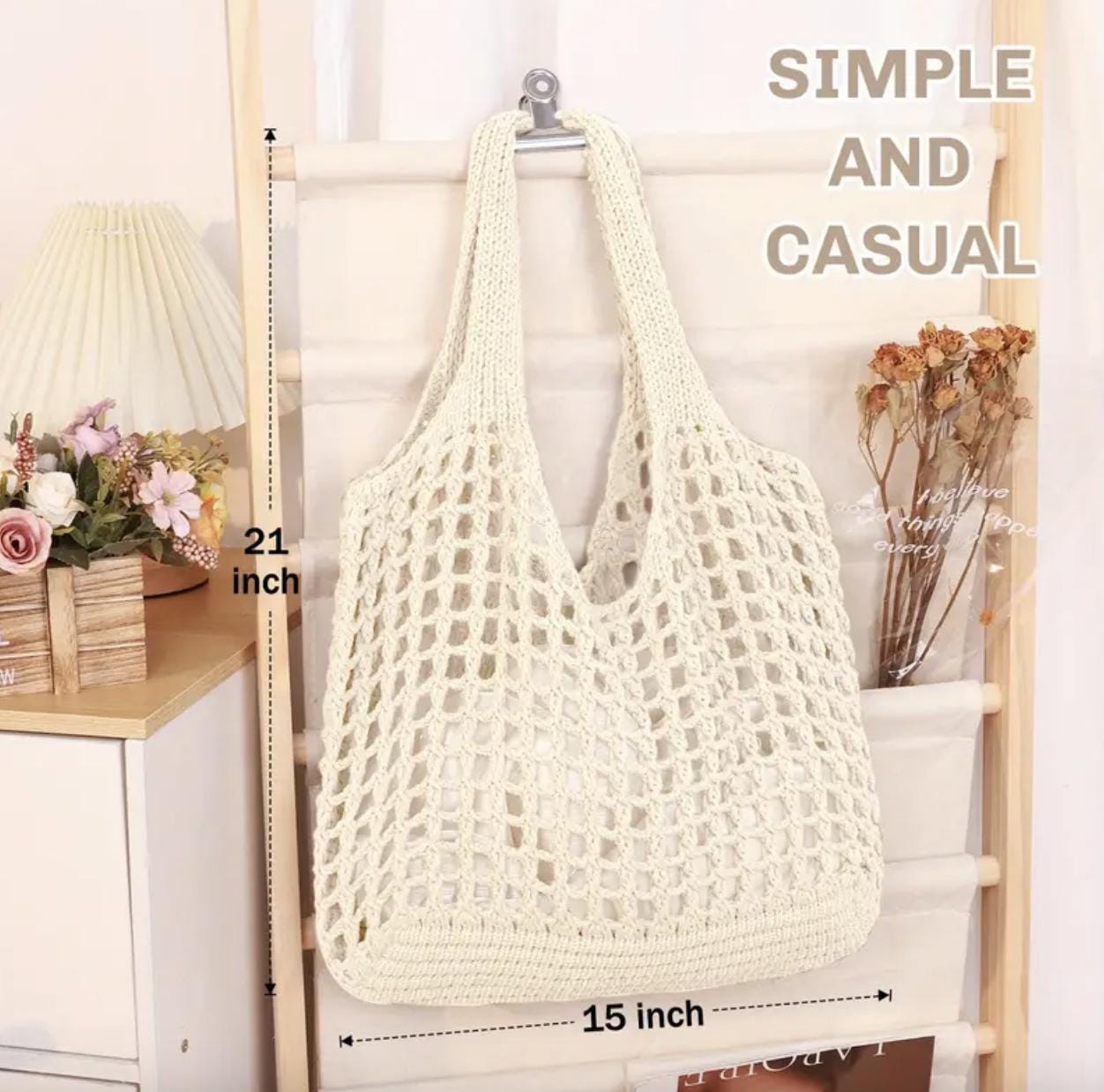 DROP SHOULDER BOX KNIT COASTAL TREASURE