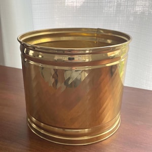 Vintage Brass Planter