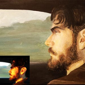 Handmade Portrait - Custom Painting from a Photograph - Original and Unique Hand Oil Painting