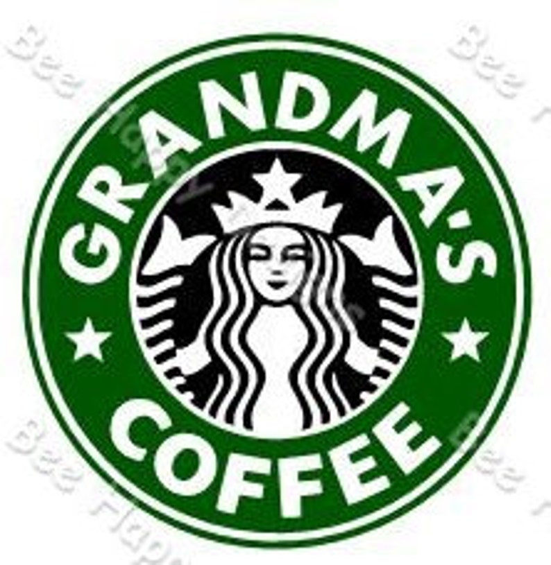Download Starbucks Logo SVG GRANDMA'S COFFEE | Etsy