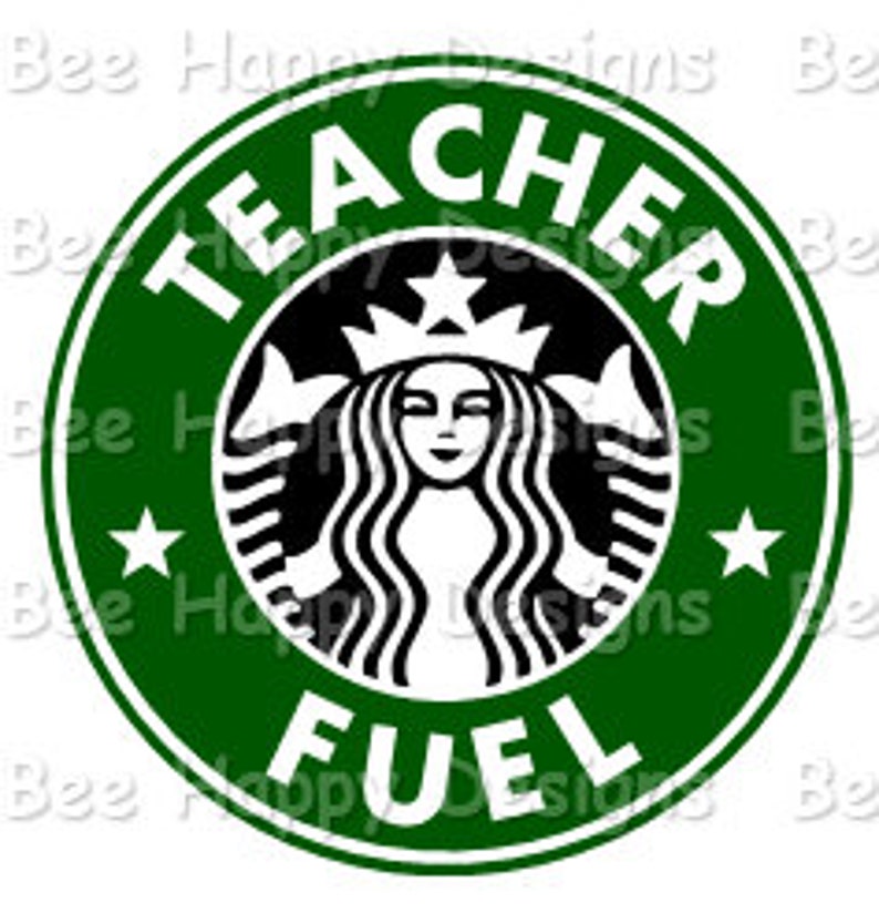 Download Starbucks Logo SVG Teacher Fuel | Etsy