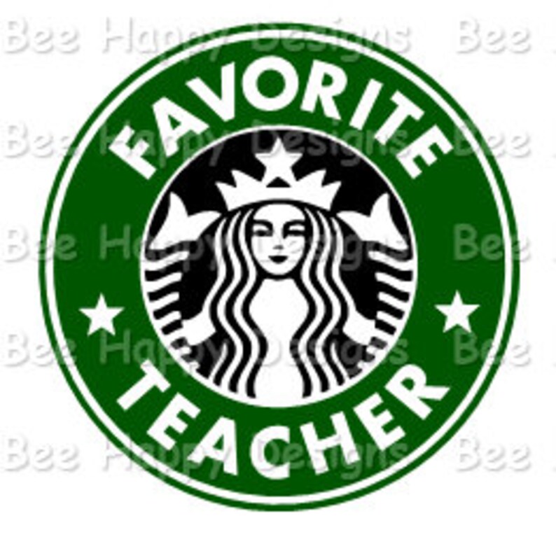 Download Coffee Favorite Teacher Logo Svg Instant Download Etsy