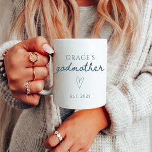 Godparent Proposal Mug: Personalized Baptism Gift - Godmother, Godfather