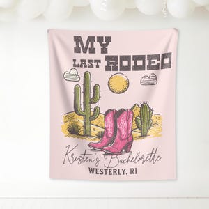 Last Rodeo Bachelorette Decorations, Cowgirl Bachelorette Backdrop, Nashville Bachelorette Banner, Western Bachelorette Sign, Disco Cowgirl