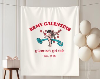 Galentines Day Backdrop Galentines Party Decorations Valentines Backdrop Galentines Day Welcome Sign Galentines Day Photo Booth Backdrop