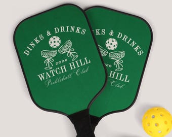 Preppy Pickleball Paddle  coquette pickleball xmas Pickle ball Clubs & Bachelorette Parties newly engaged Pickleball Gifts personalized