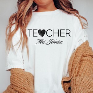 Geschenk für Lehrer | Retro Lehrer-Sweatshirt | Lehrerin Shirt | Zurück zu Schule Shirt | Grundschullehrerin | Teach Sweatshirt