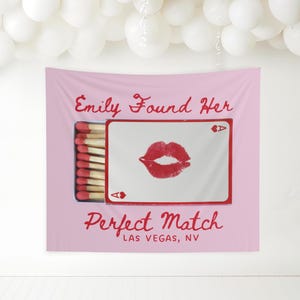 Perfect Match Bachelorette, Perfect Match Bachelorette Decor, She Found Her Perfect Match Bachelorette, She Found Her Perfect Match Banner