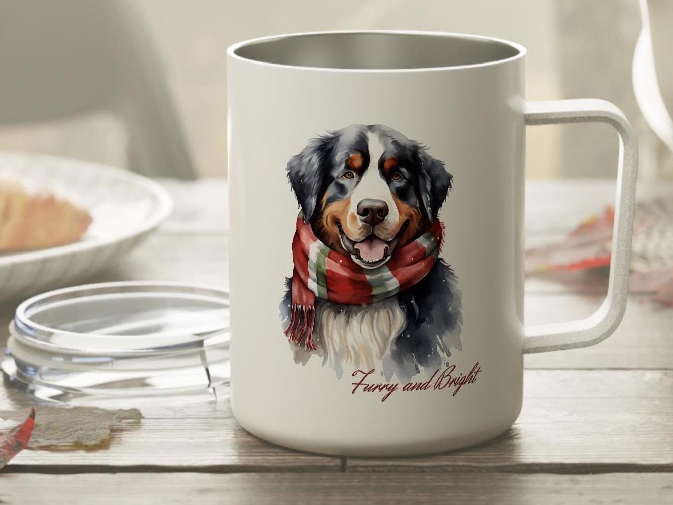 Printplanet Hundetasse Mit Berner Sennenhund Motiv – 325 Ml, Spülmaschinenfest, Aus Hochwertigem Steingut