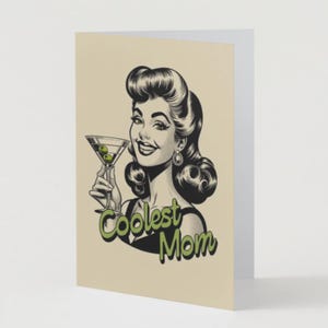 Cartão engraçado para o Dia das Mães de crianças, presente para o Dia das Mães de crianças, cartão de maternidade, cartão para novas mães, cartão sarcástico para o Dia das Mães, cartão espirituoso para mães