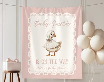 A new Silly Goose backdrop baby shower silly goose theme baby shower banner silly goose sign for baby shower