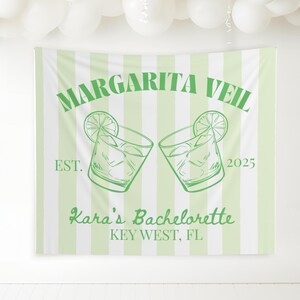 Margarita Veil Bachelorette Banner, Margarita Veil Bachelorette ...