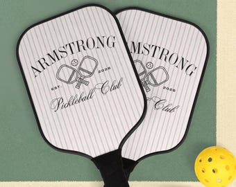 Personalized Pickleball Set wedding gift | custom family name paddle set |Sports Gear For Pickle ball Team | Pickleball Gifts | Pickle Ball