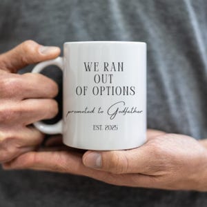 Godparent Proposal Mug: Personalized Baptism Gift - Godmother, Godfather