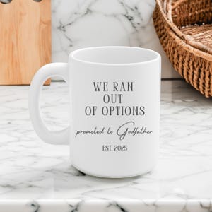 Godparent Proposal Mug: Personalized Baptism Gift