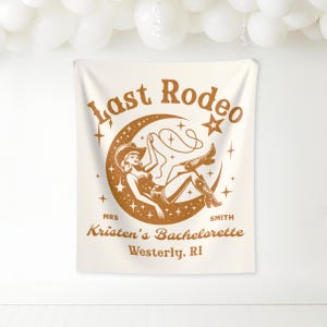 Last Rodeo Bachelorette Decor, cosmic Cowgirl Bachelorette Backdrop, Nashville Bachelorette Banner, Western Bachelorette Sign, Disco Cowgirl