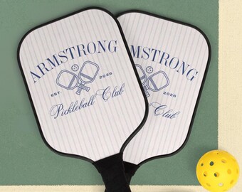 Personalized Pickleball Set wedding gift | custom family name paddle set |Sports Gear For Pickle ball Team | Pickleball Gifts | Pickle Ball