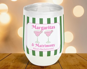 Margs and Matrimony Tumblers: Final Fiesta Bachelorette Party Favors