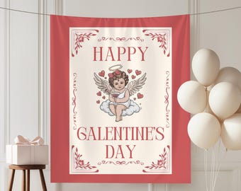 Galentines Day Backdrop Galentines Party Decorations Valentines Backdrop Galentines Day Welcome Sign Galentines Day Photo Booth Backdrop