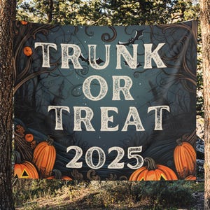 Trunk or Treat Car Decorations,Trunk or Treat Kit,Trunk or Treat Decoration, Halloween Vehicle Decor,Spooky Halloween tailgaiting Car Decor