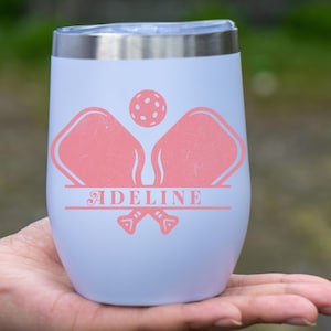 benutzerdefinierte Pickleball Weinbecher Pickleball Trinkgefäß Geschenk für Pickleball-Liebhaber Pickleball Becher Geschenk für ihn Pickleball Geschenk für ihre Gefälligkeiten