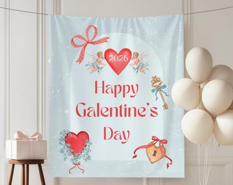 Galentines Day Backdrop Galentines Party Decorations Valentines Backdrop Galentines Day Welcome Sign Galentines Day Photo Booth Backdrop