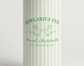 Margarita Veil Bachelorette Cozie, Fiesta Bach Party Favor, Bride Tribe Can Cooler, Tequila Bach Weekend, Final Fiesta Decor