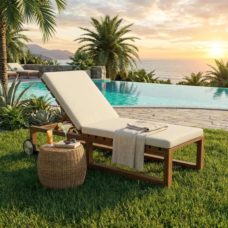 DIY DIY Chaise Lounge Plans: Outdoor Pool Lounger, Adjustable Patio Sunbed (PDF Download) Woodworking Blueprint - Step-by-Step Plan thumbnail 3