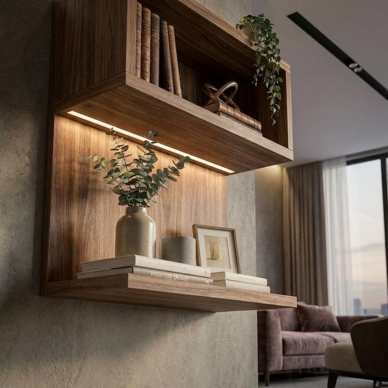 DIY DIY S-Shaped Floating Shelf Plans: Modern Woodworking Book Shelf (PDF Download) Woodworking Blueprint - Step-by-Step Plan thumbnail 4