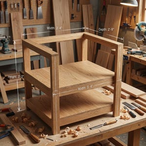 Mobile Miter Saw Station Plans | Rolling Tool Cart Blueprint (PDF Download) image 3