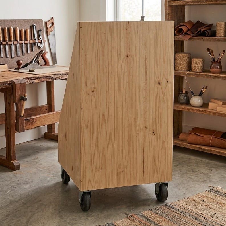 DIY DIY Rolling Plywood Cart Plans | Mobile Woodshop Organizer (PDF Blueprint) Woodworking Blueprint - Step-by-Step Plan thumbnail 6