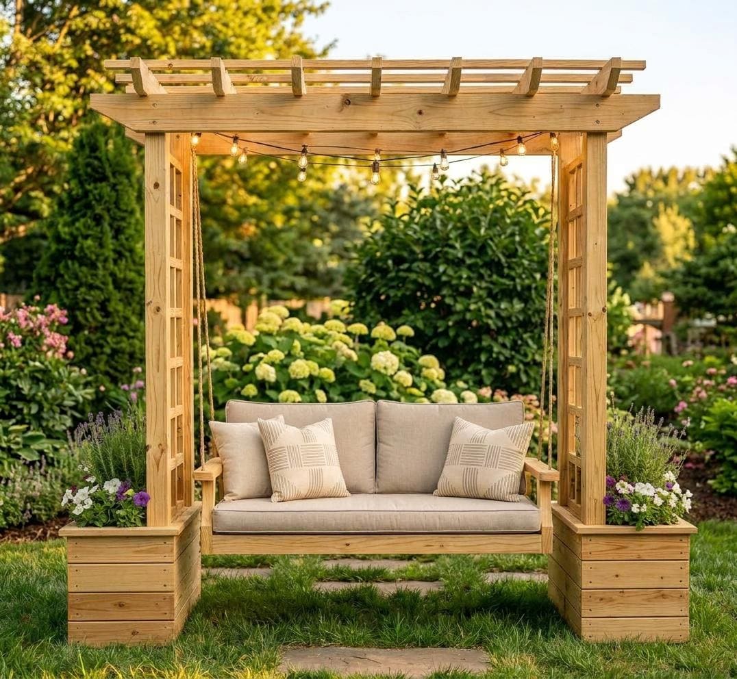 Arbor Swing Plans — Finished build photo