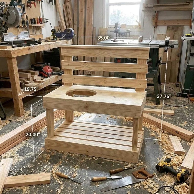 DIY Easy DIY Mud Kitchen Plans | Beginner Wooden Outdoor Play Blueprint (PDF Download) Woodworking Blueprint - Step-by-Step Plan thumbnail 2
