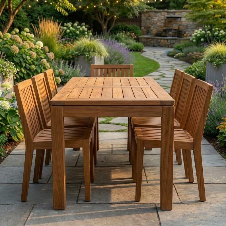 DIY Outdoor Dining Set Plans | Table and Six Chairs Woodworking Blueprint (PDF Download) Woodworking Blueprint - Step-by-Step Plan thumbnail 9