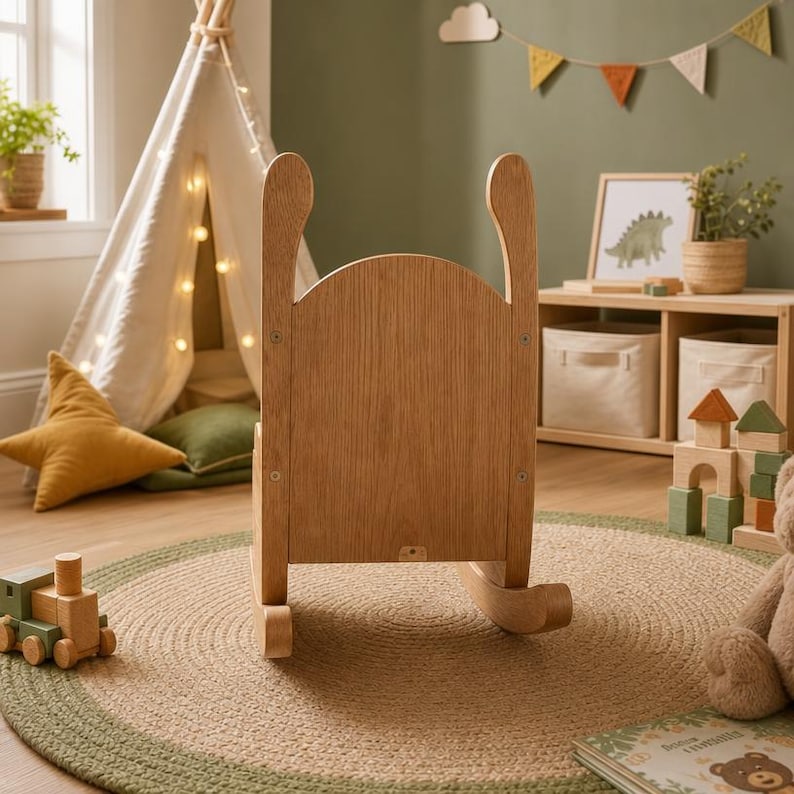 DIY Kids Rocking Chair Plans | Toddler Wooden Rocker Woodworking Blueprint (PDF Download) Woodworking Blueprint - Step-by-Step Plan thumbnail 5