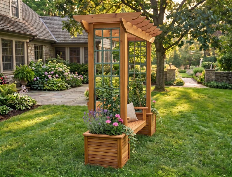 DIY Arbor Swing Plans | Pergola Roof, A-Frame Freestanding (PDF Download) Woodworking Blueprint - Step-by-Step Plan thumbnail 6