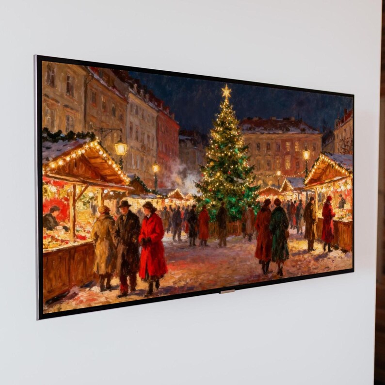 DIY Vintage Christmas Art | 100+ Winter Frame TV Designs (Digital Download) Woodworking Blueprint - Step-by-Step Plan thumbnail 8