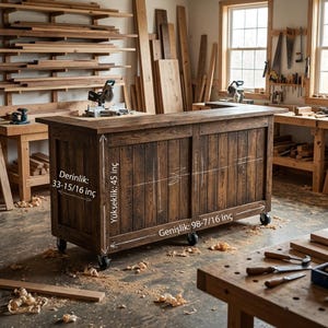 DIY Mobile Bar Plans: Outdoor Patio Beverage Station, Bar on Wheels (PDF Download) image 2