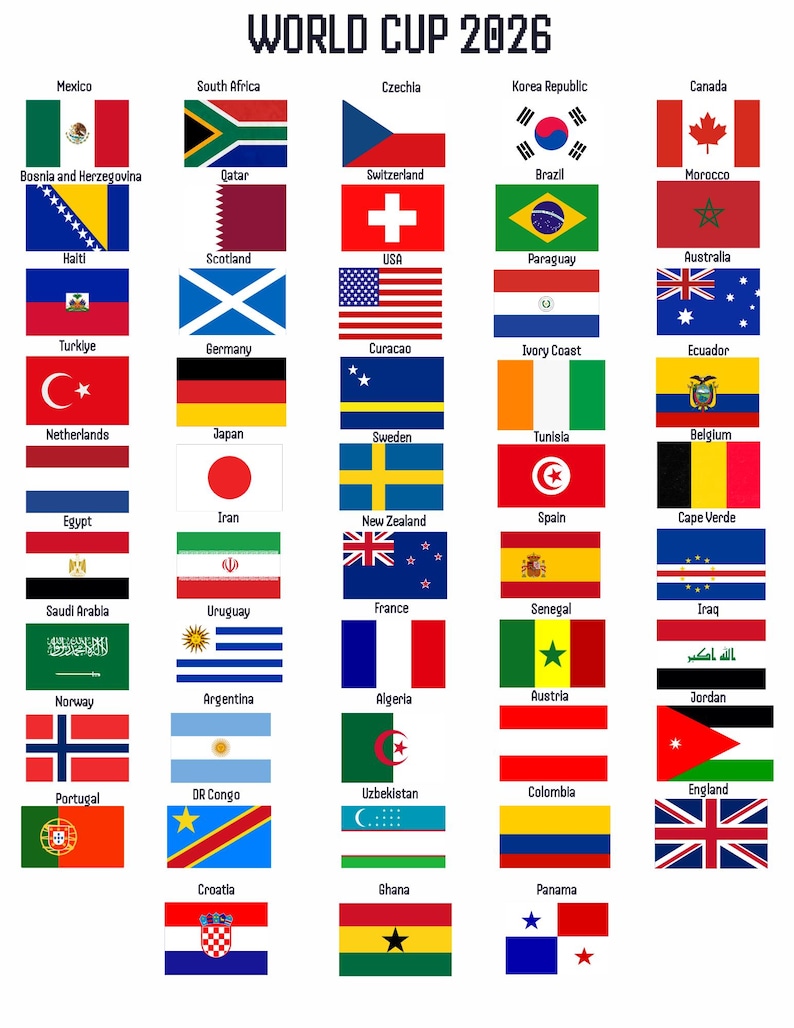 DIY World Cup 2026 Sweepstake Kit – Printable PDF | A4 & US Letter | Football Office Pool Game | Soccer Tournament Tracker | Instant Download Woodworking Blueprint - Step-by-Step Plan thumbnail 3