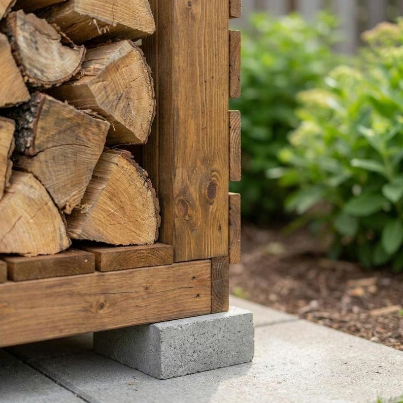 DIY Modern Firewood Shed Plan | 8x10 Lean-To Wood Storage PDF Download Woodworking Blueprint - Step-by-Step Plan thumbnail 6